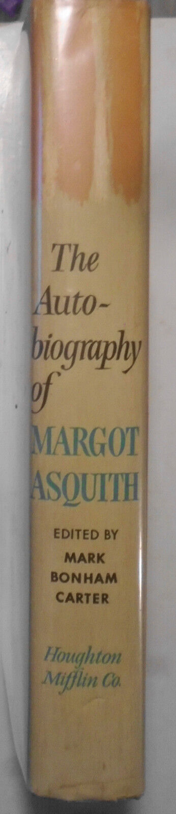 The Autobiography of Margot Asquith. First edition, 1963. Hardcover/DJ.