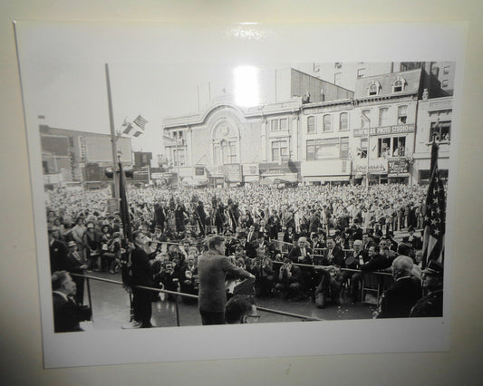 1962 President Kennedy Photo : Newark, Columbus Day "descended" from Geraldinis