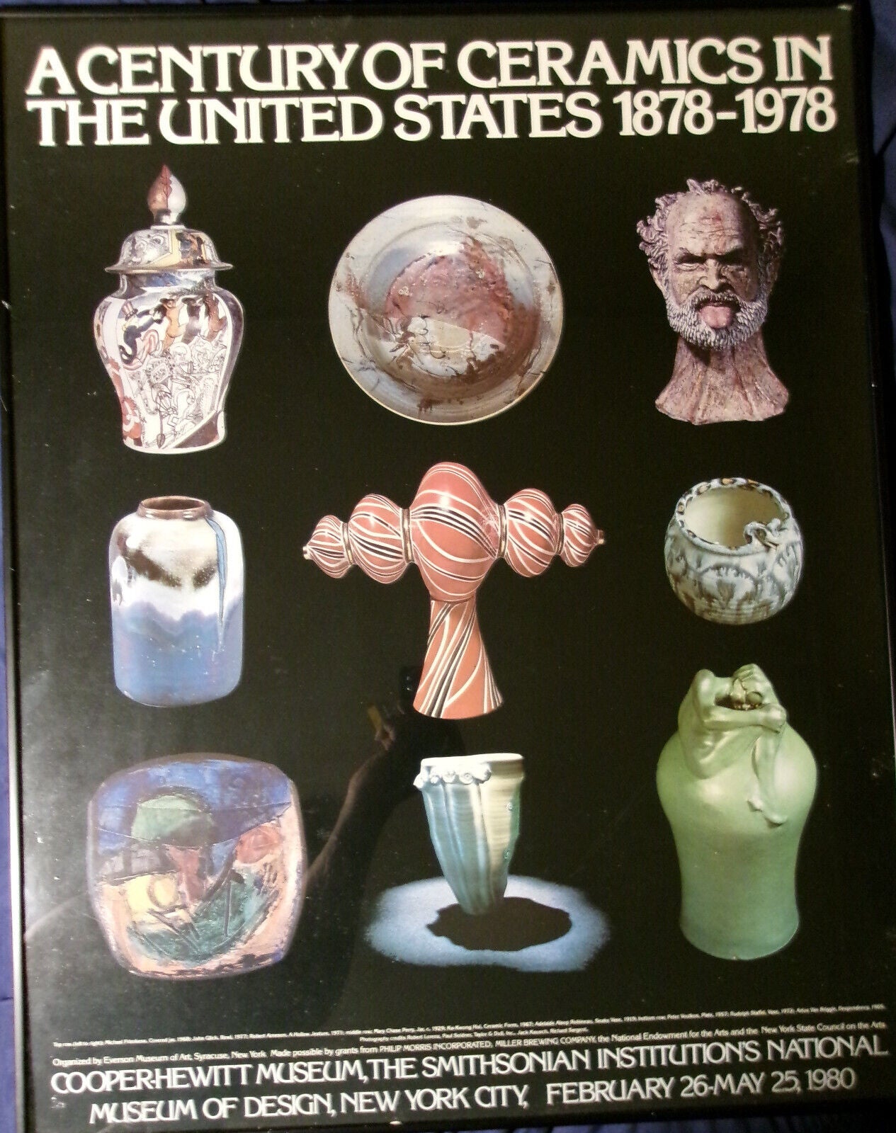 A Century of Ceramics in the United States 1878-1978 - Poster - 1980 - 28X22 in.
