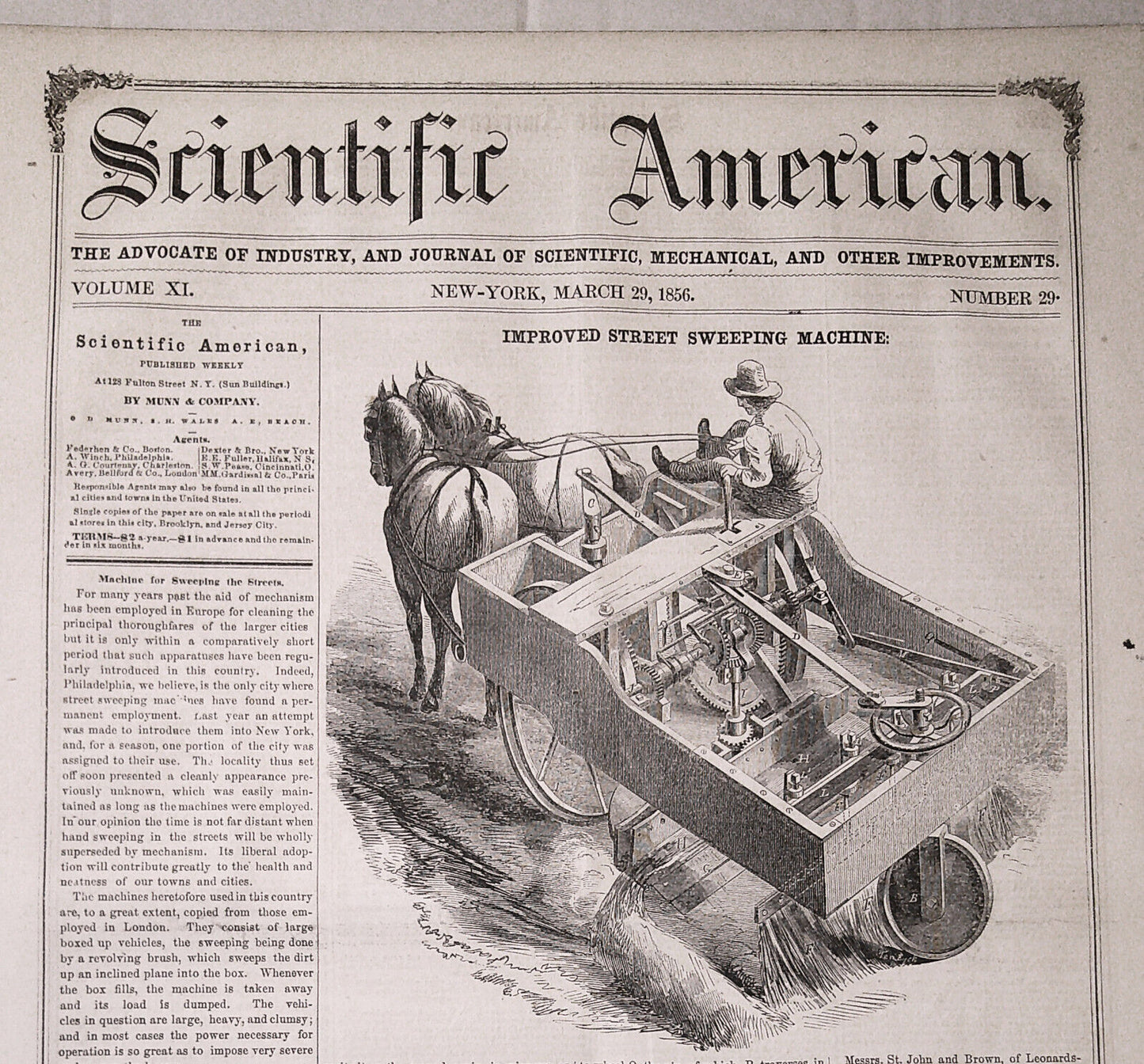 Scientific American, March 29, 1856. Stereoscopic books; Daguerreotype Pictures