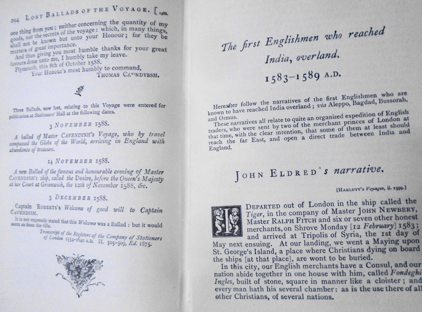 Beazley: An English garner: Voyages & travels... 16th & 17th century - 2 V. 1903