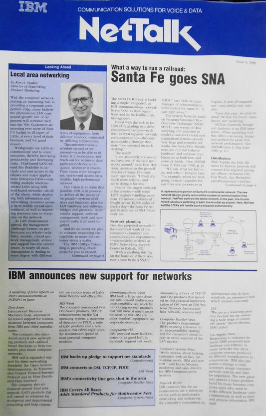 IBM NetTalk, 1990 Issue 4.