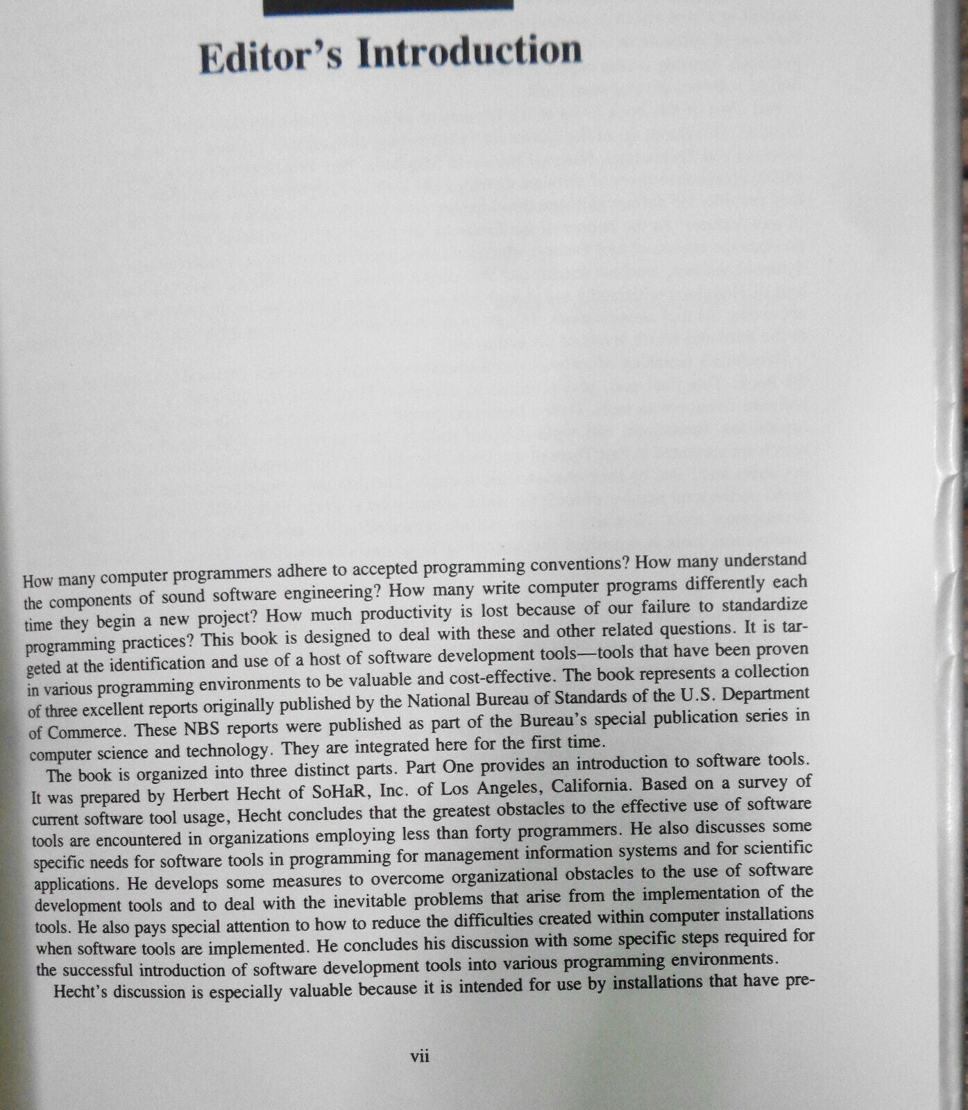 Software Development Tools : A Source Book, by Stephen J. Andriole.