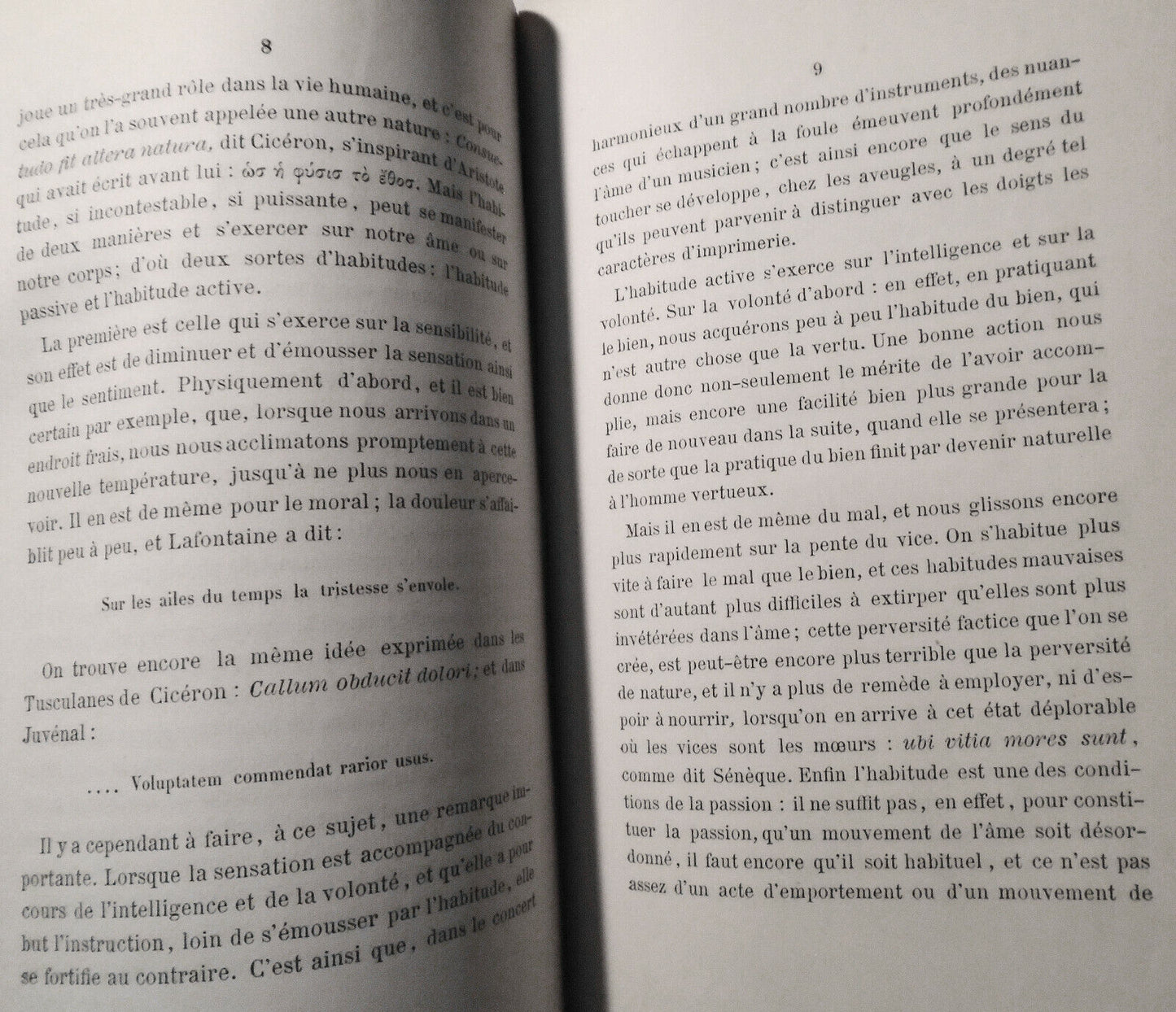 Dissertation... premier prix. Caracteres et principaux effets de l'habitude 1868
