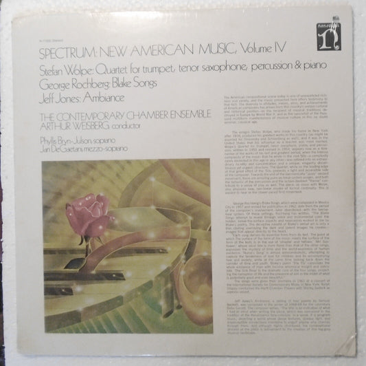 Spectrum: New American Music, Volume IV - LP **SEALED** Nonesuch H-71302 Stereo