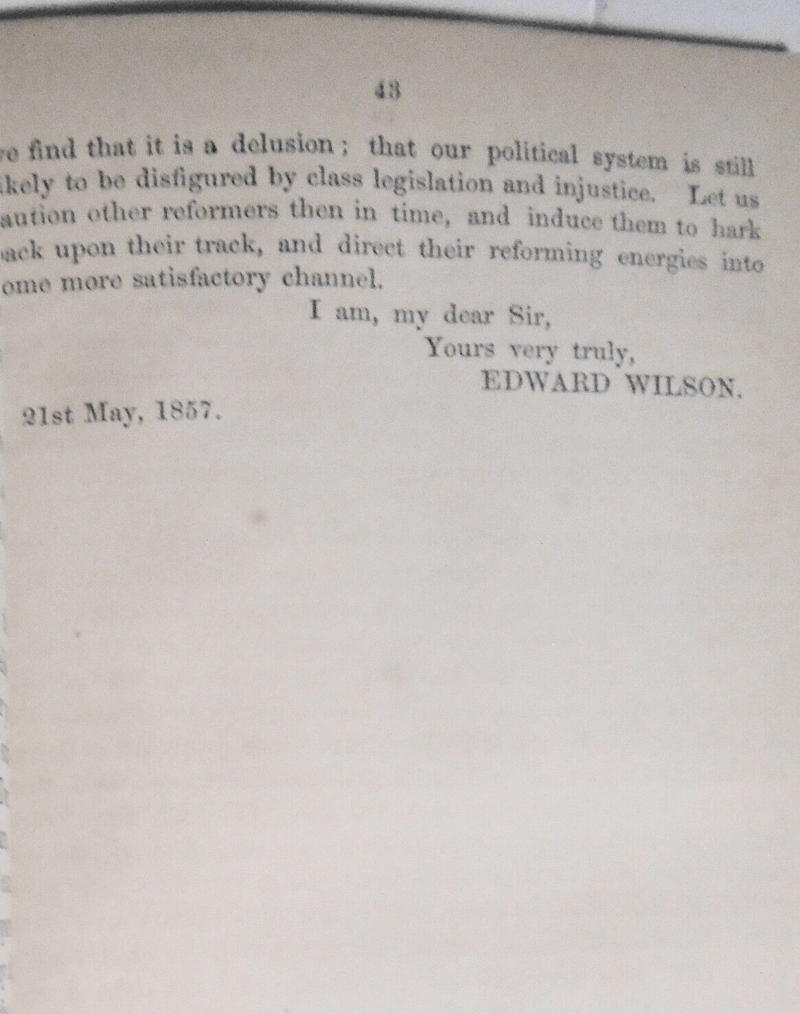 [Australia voting rights] 1857 An enquiry into the principles of representation