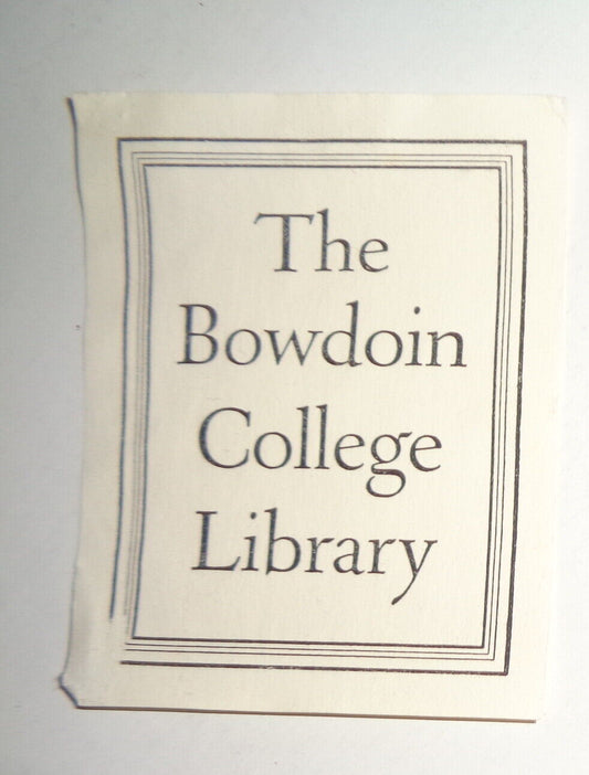 Bowdoin College Library - Ex Libris Bookplate