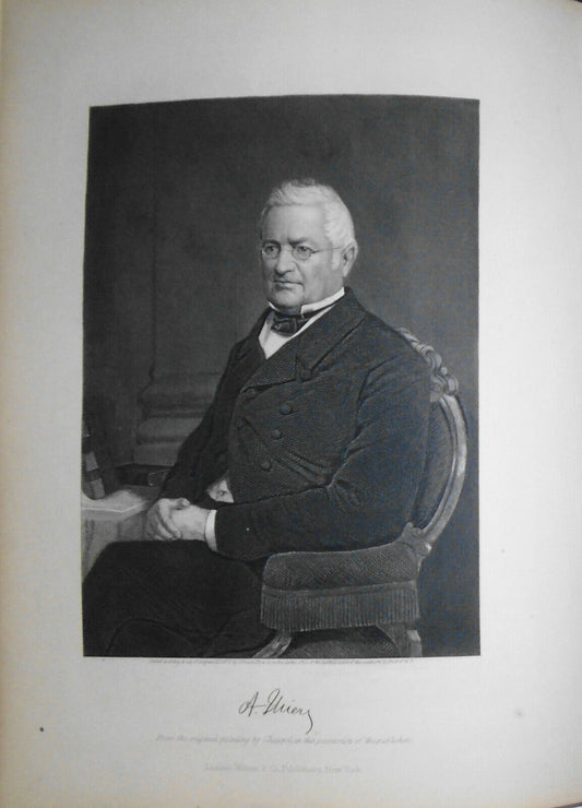 Adolphe Thiers  -- 1873 engraving  - Duyckinck Portrait Gallery