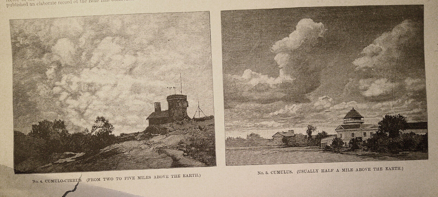Discoveries in Cloud Land -  5 illustrations& story - Harper's Weekly, 1891