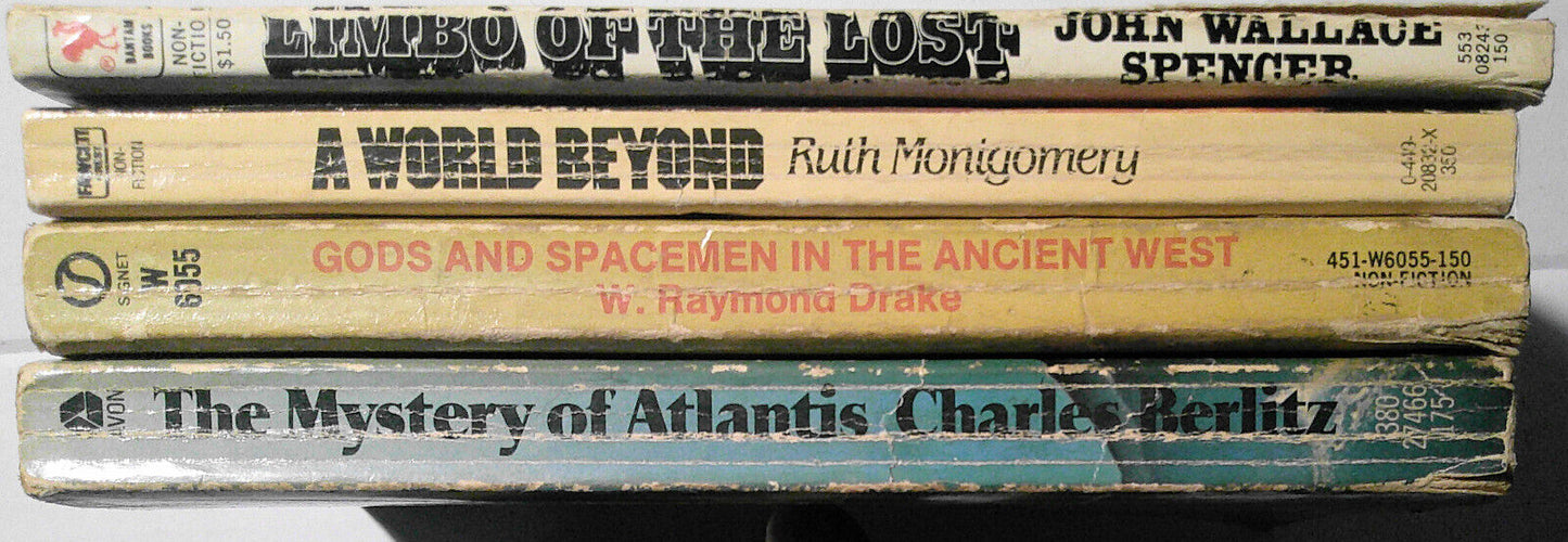 4 Occult / mysticism paperbacks lot