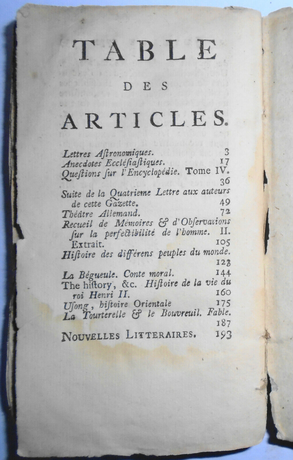 Gazette litteraire de l'Europe, Julliet 1772 - Vol. 50. No. 7. Original