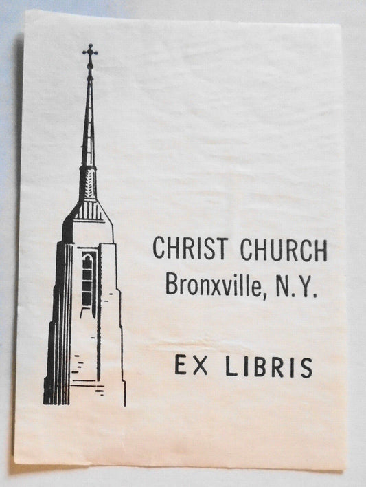 Christ Church, Bronxville, N.Y. - Ex-libris Bookplate