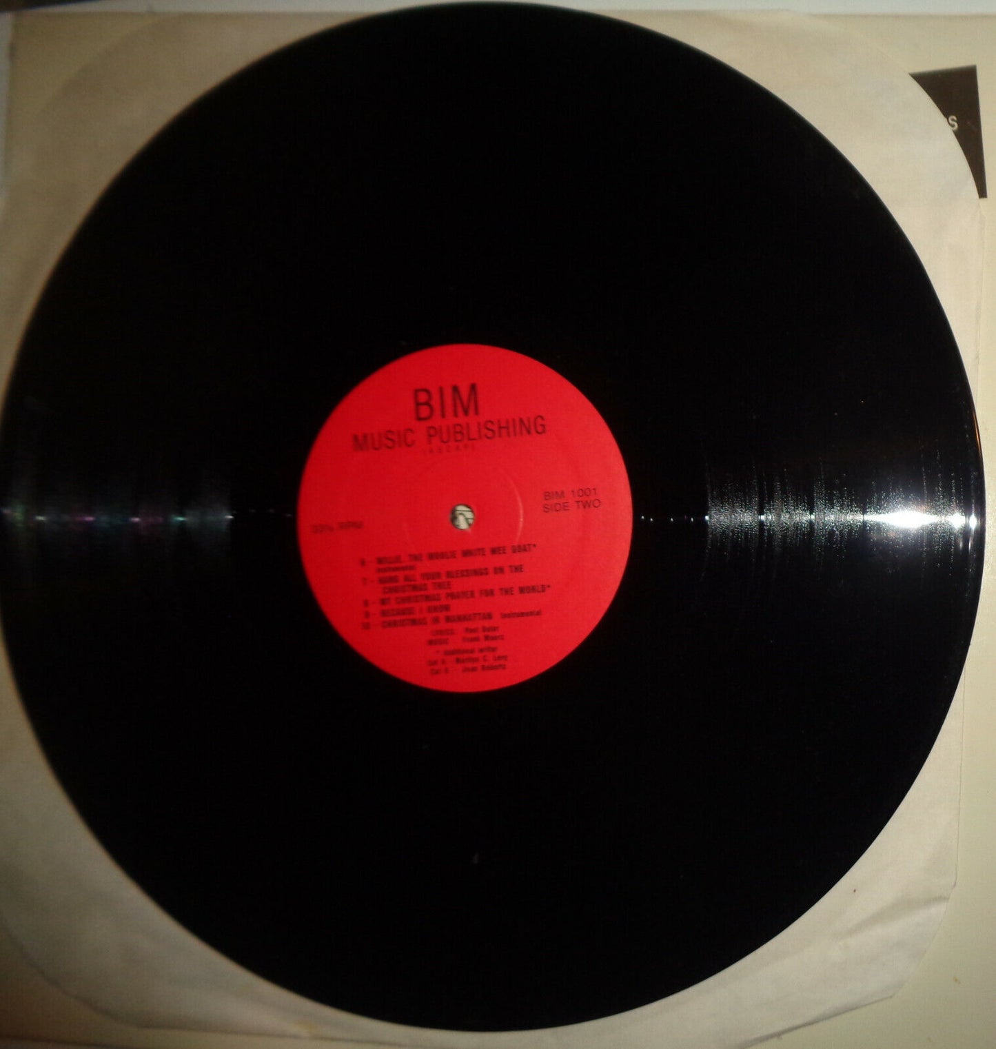 Original Christmas Songs LP - Paul Buiar (lyrics); Frank Maerz (music). BIM Musi