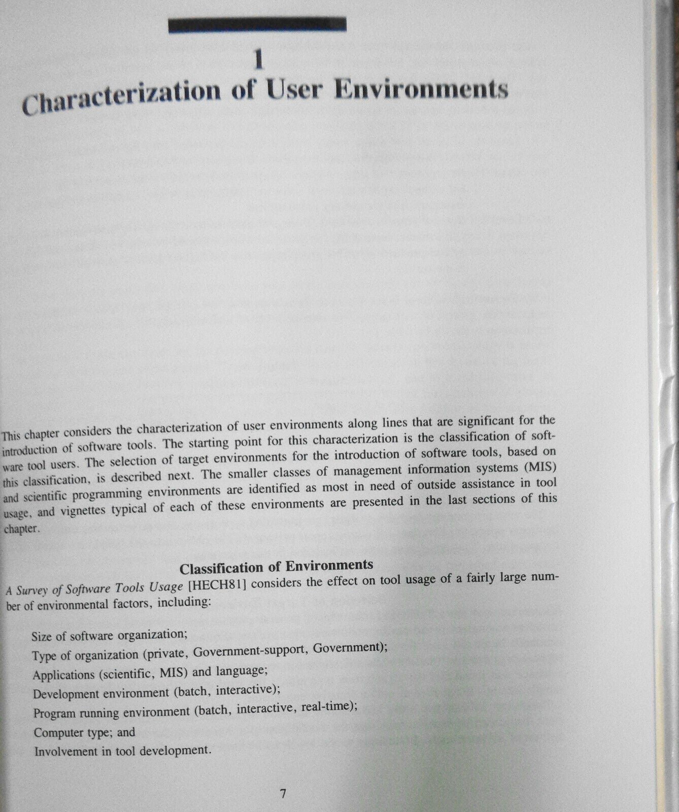 Software Development Tools : A Source Book, by Stephen J. Andriole.