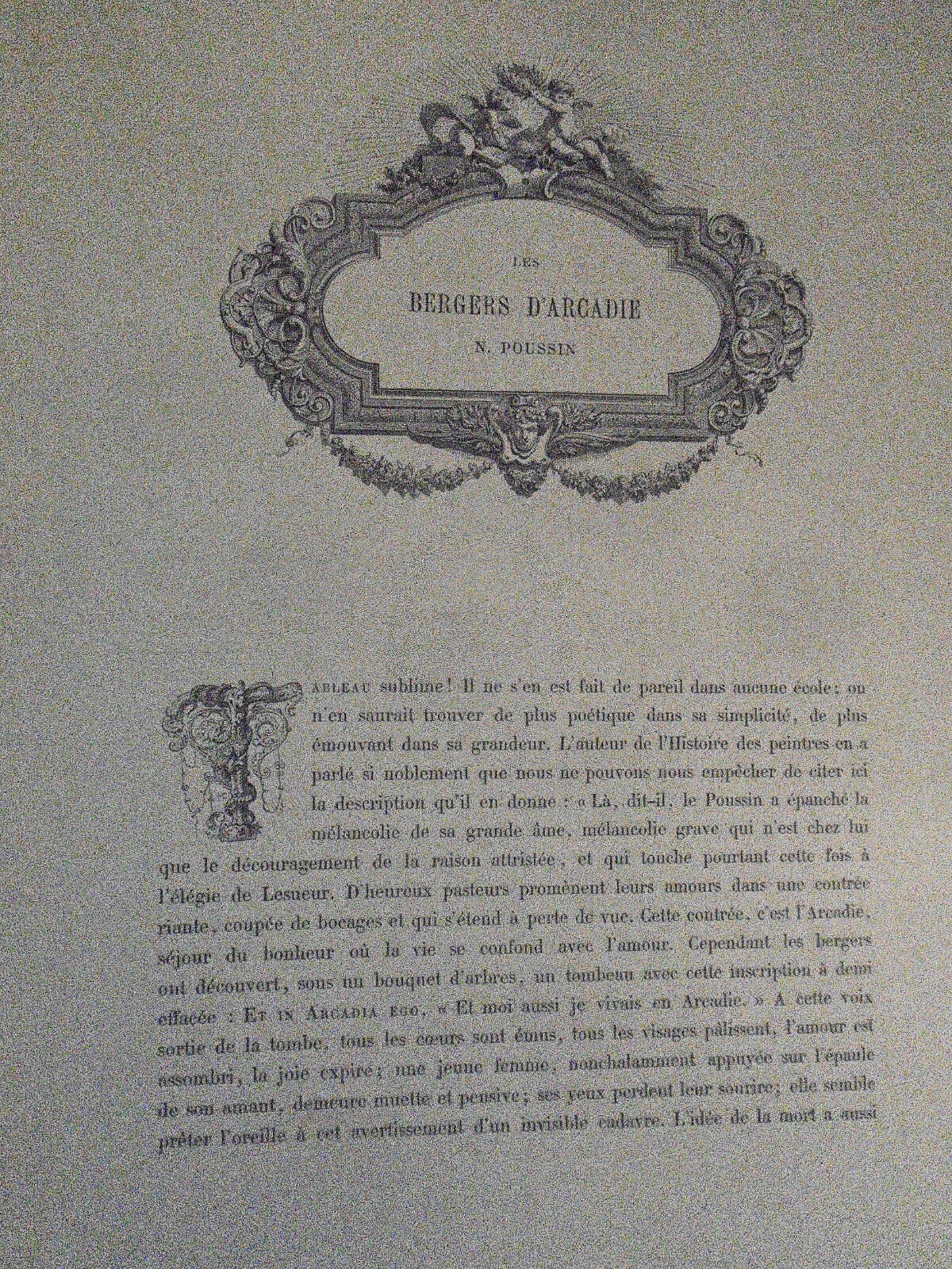 1859 Les Bergers d'Arcadie - Nicolas Poussin