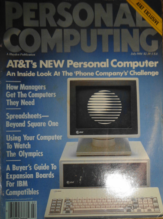 Personal Computing Magazine, July 1984 - AT&T's New Personal Computer...