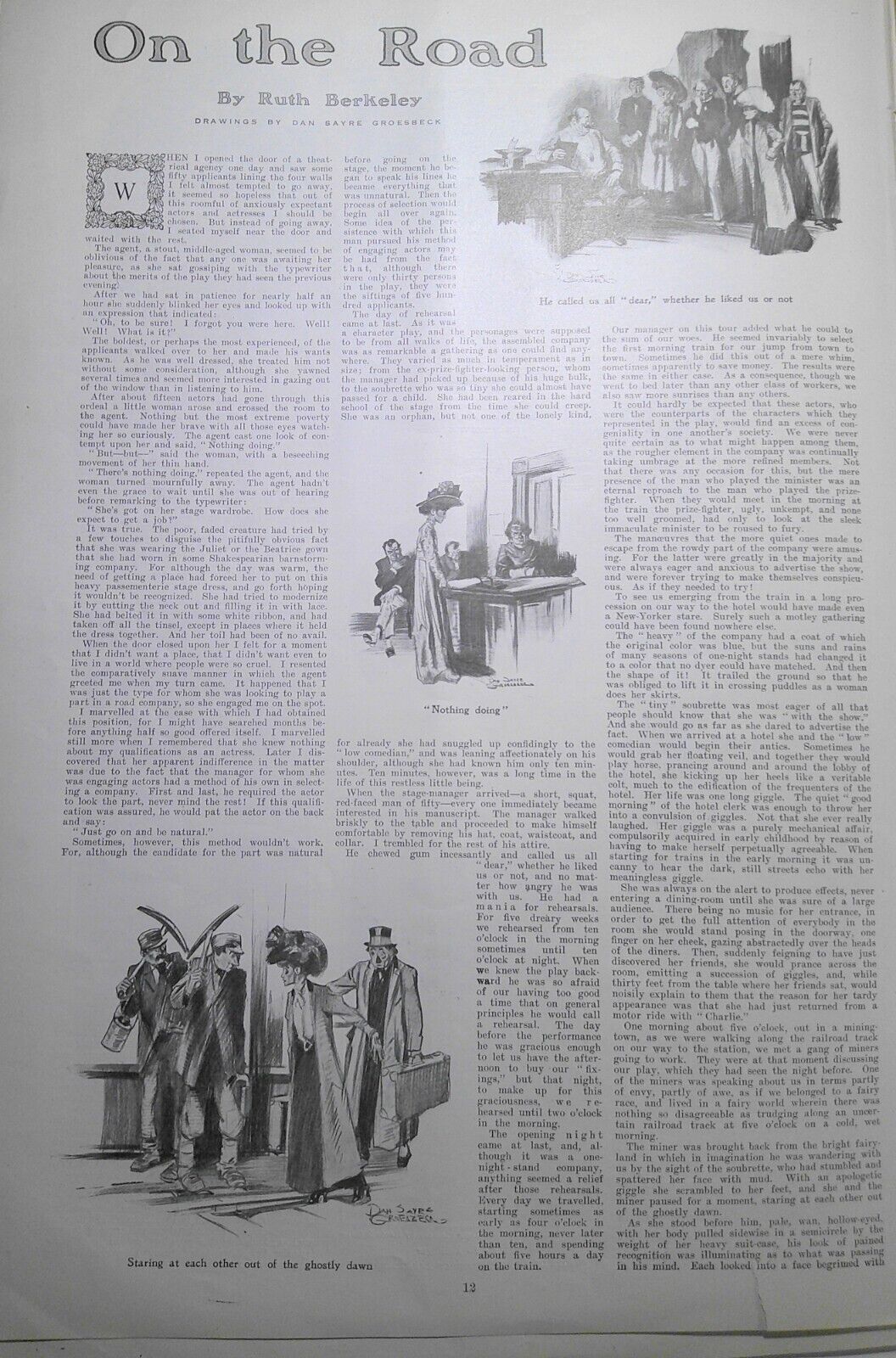 Harper's Weekly March 27,  1909.  Mark Twain letter; Female cabinet; St. Gaudens