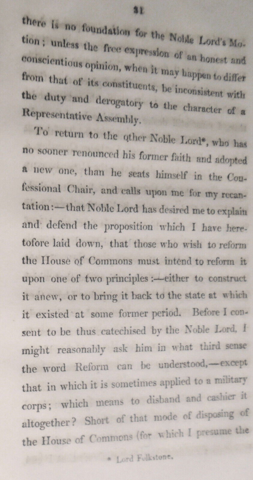 1822 Corrected report of the speech of  George Canning in the House of Commons