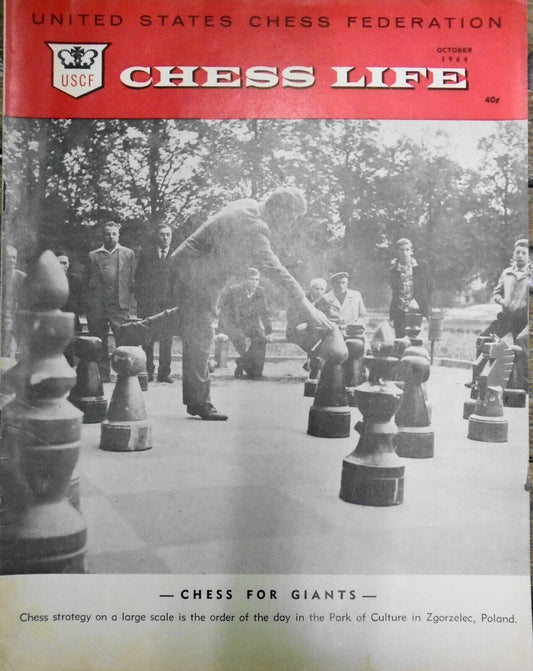 Chess Life, October 1964. Chess for Giants...