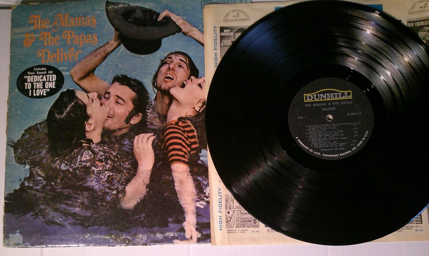 4 Classic rock LPs - Creedence Clearwater, Stones, Crosby Stills, Mamas & Papas