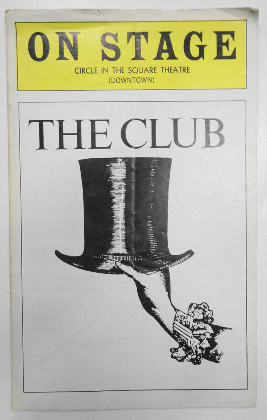 The CLUB - ON STAGE - Program - Eve Merriam; Tommy Tune directed, 1976