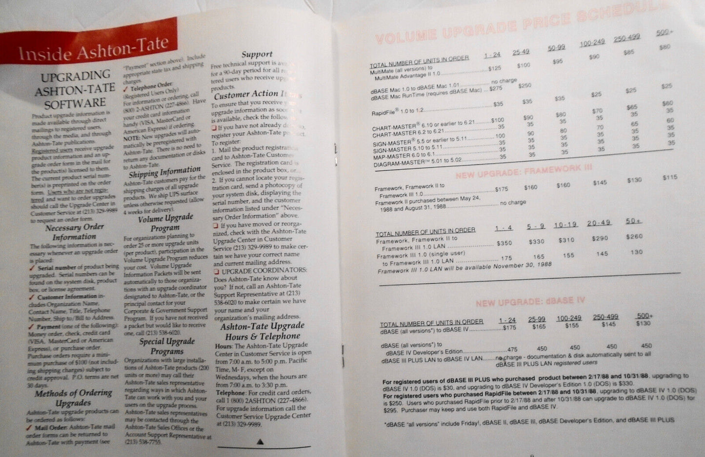 Ashton-Tate Corporate Update, Fall 1988
