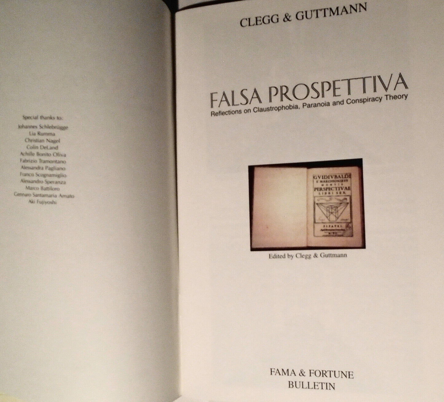 SIGNED  Michael Clegg, Martin Guttman - Fama & Fortune Bulletin #27, 2001