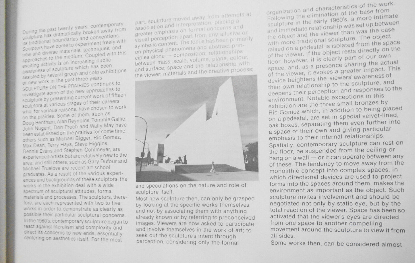 Sculpture on the Prairies : the Winnipeg Art Gallery, 1977. Exhibition catalog