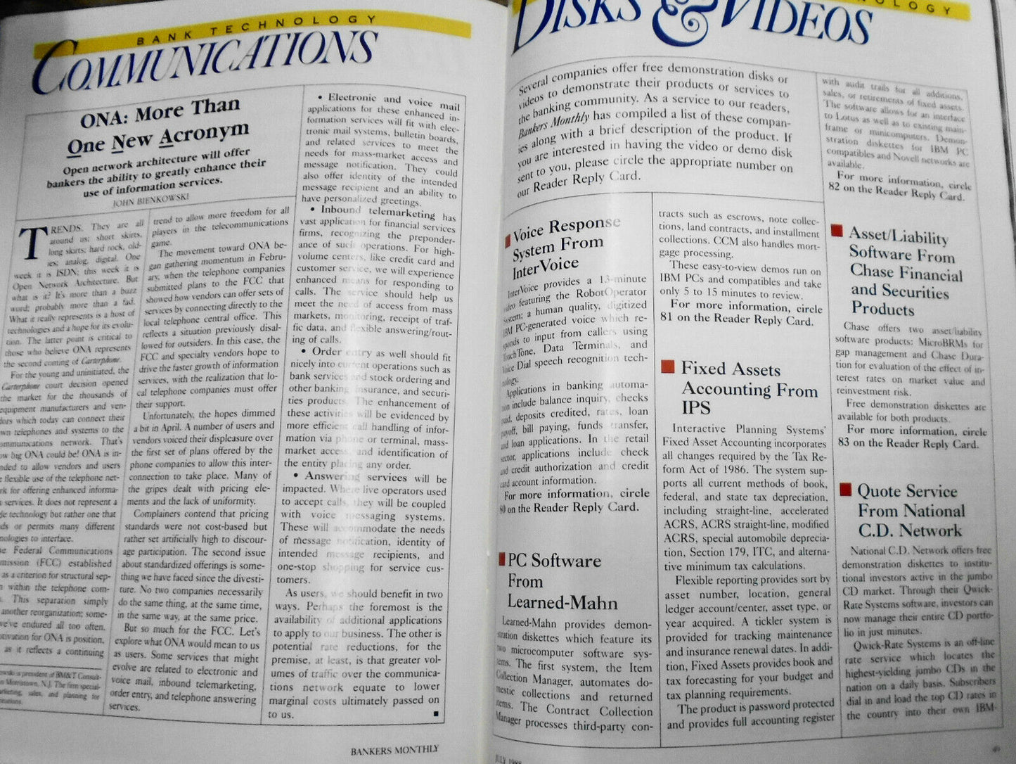 Bankers Monthly magazine, July 1988  --  What Top Bankers Make ...