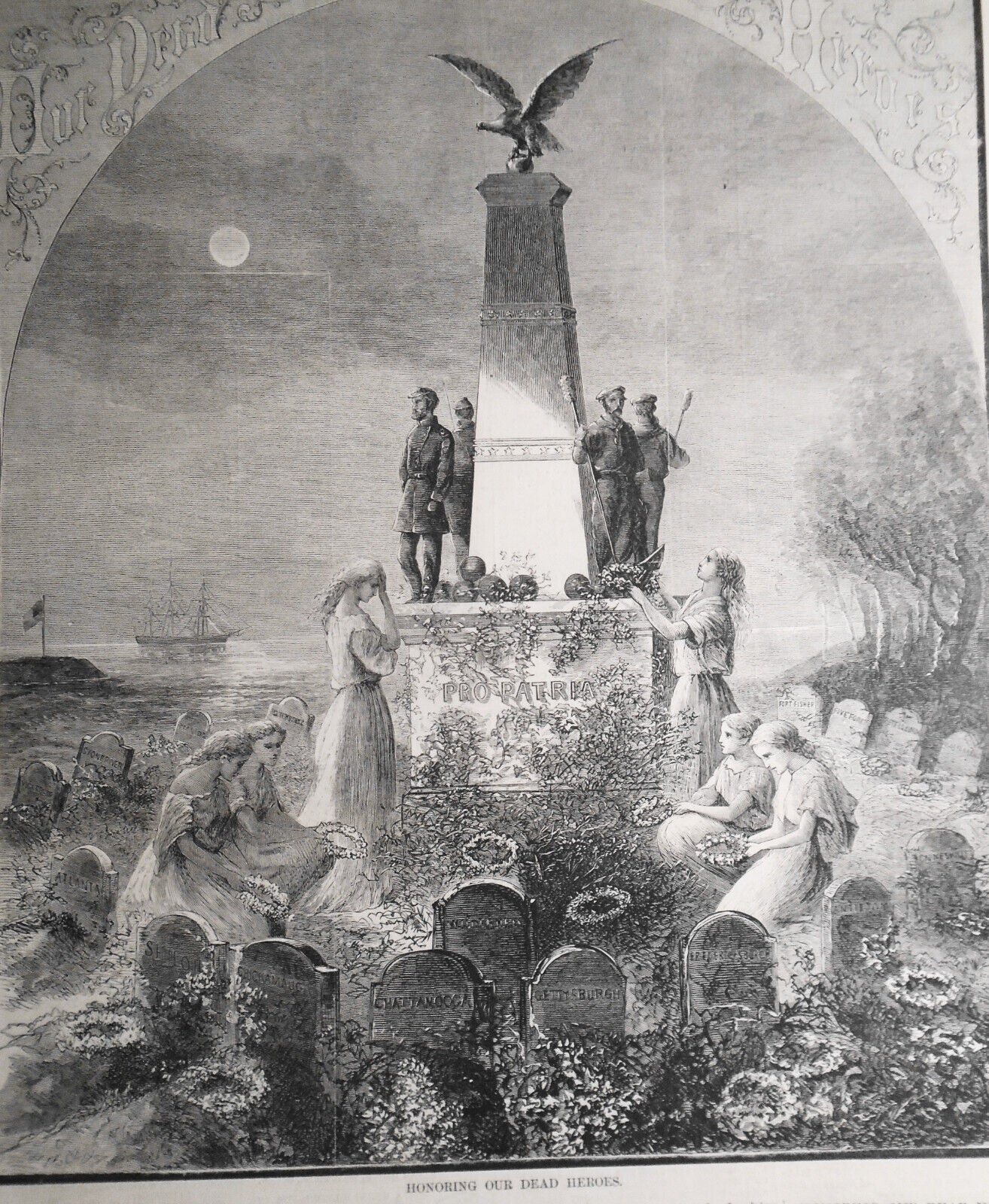 Harper's Weekly June 6, 1868: Republican Convention; Monument to dead soldiers