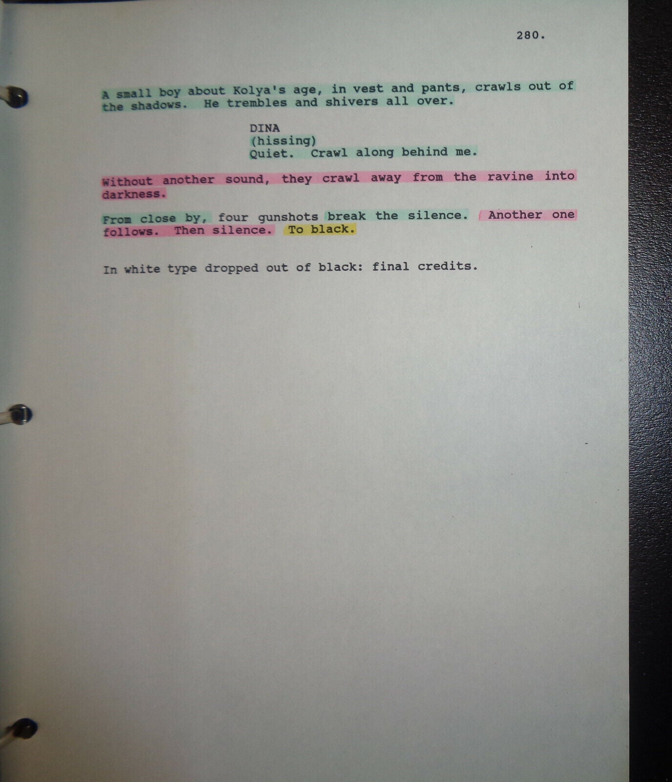 The White Hotel - Revised First Draft Screenplay - Charles L Mee /Marc Grandsard