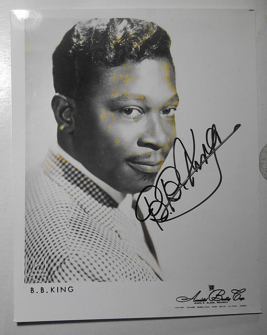 B. B. King  SIGNED 8x10" Photo - Blues legend - original