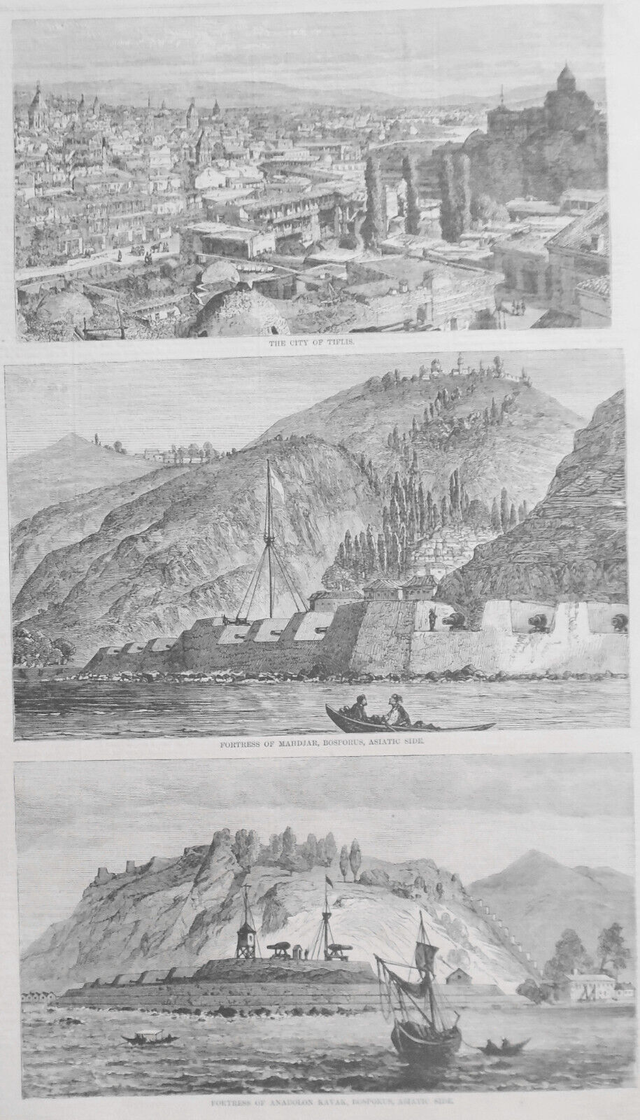 1877 The Russian Army / Sketches in Russia & Turkey - Harper's Weekly. 10 Prints