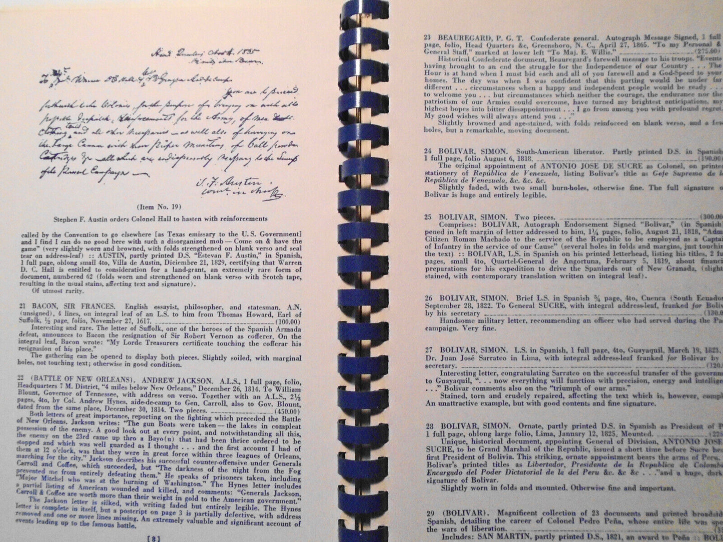 Charles Hamilton Auction No. 14,  Sep. 22nd, 1966. Collections Of Lucius S Ruder