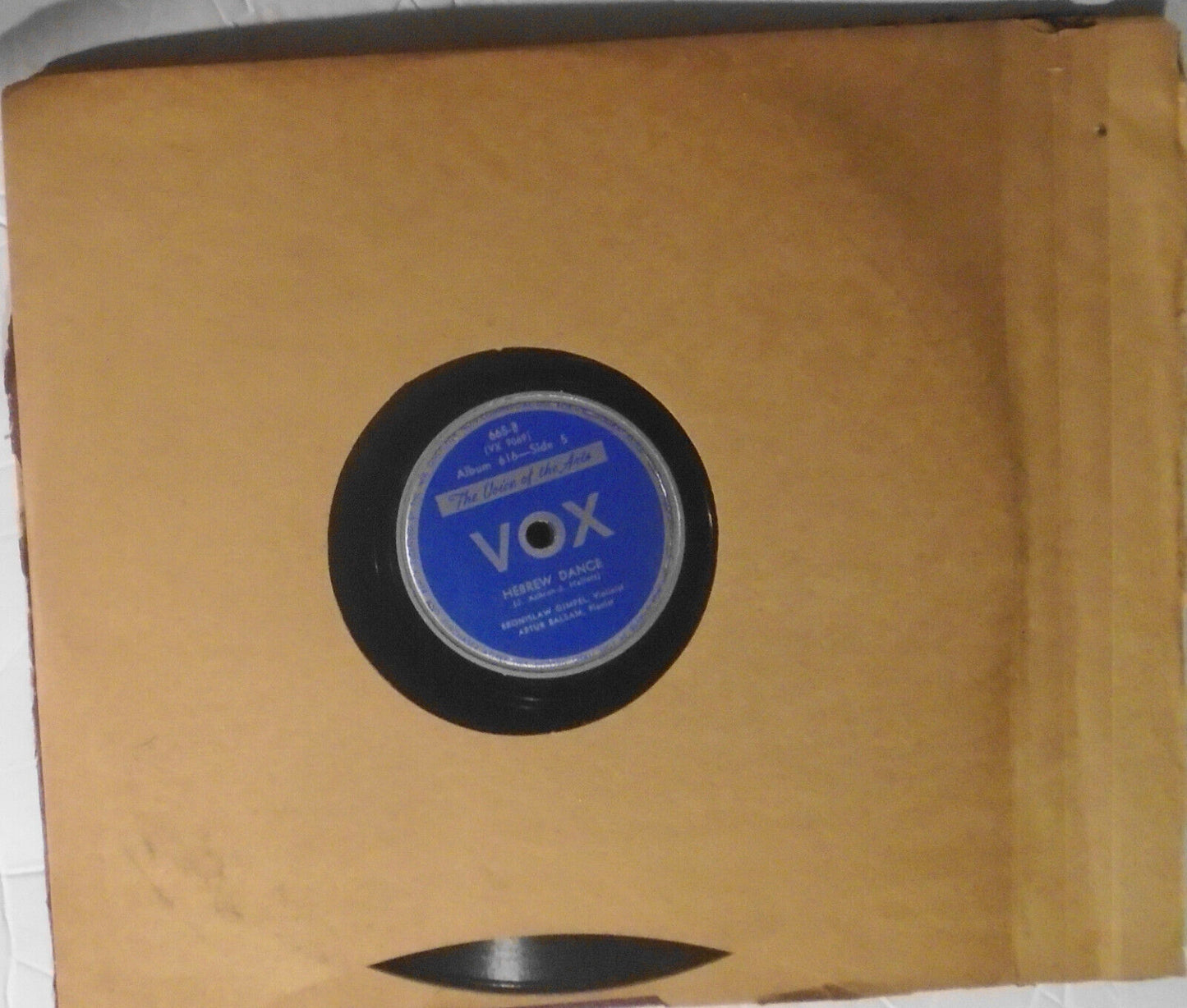 Dances by Bronislaw Gimpel.  1947. Vox 616 - Rare debut album