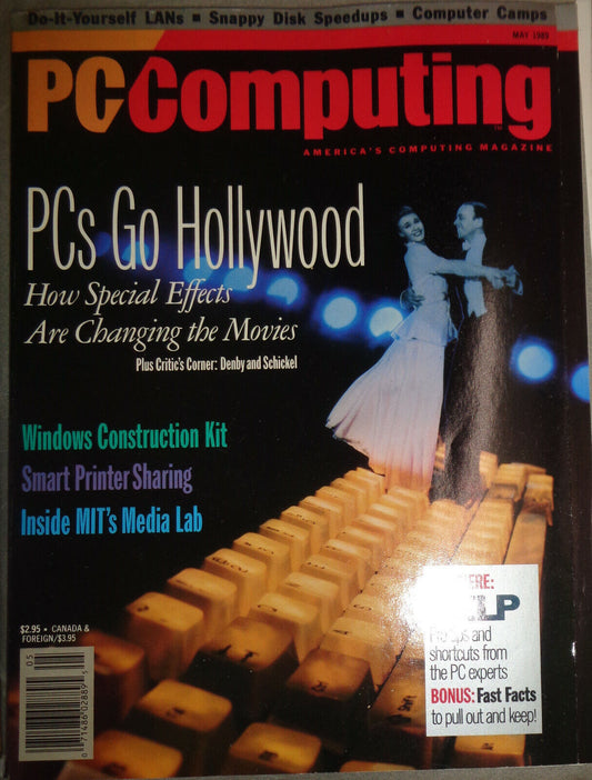 PC Computing Magazine May 1989 -- PCs Go Hollywood: Special Effects..