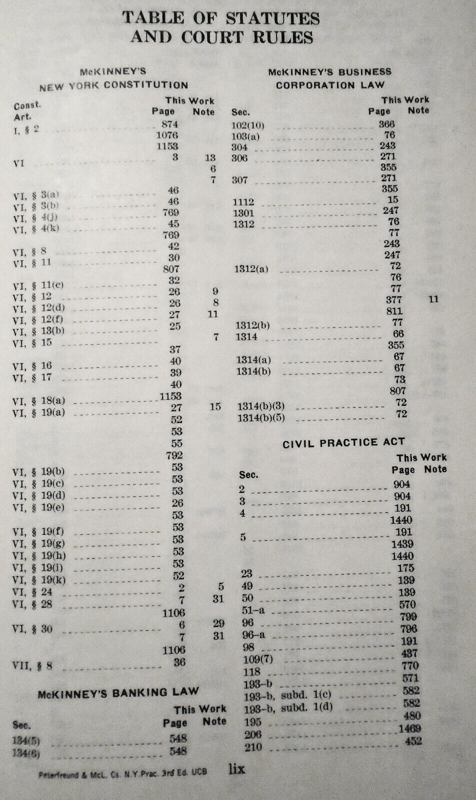 [Law] New York Practice : Case, other materials - Peterfreund, McLaughlin  1973