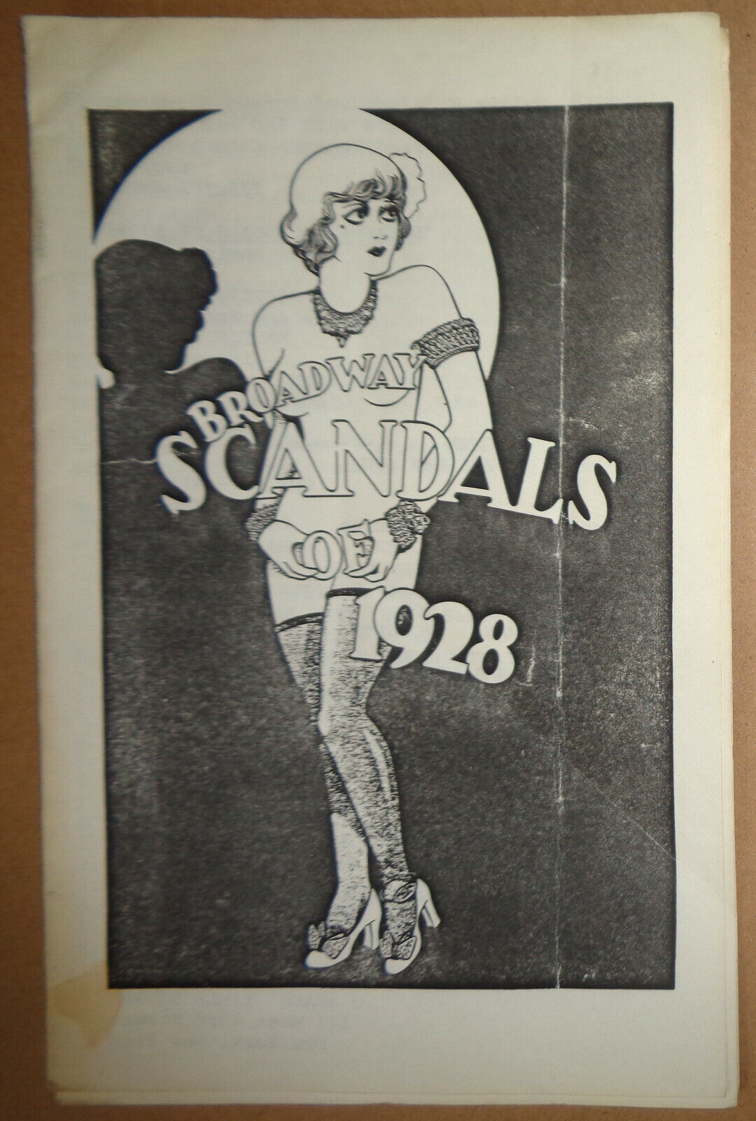 BROADWAY SCANDALS OF 1928 - SOUVENIR PROGRAM - MUSICAL REVUE 1982 JESSICA JAMES