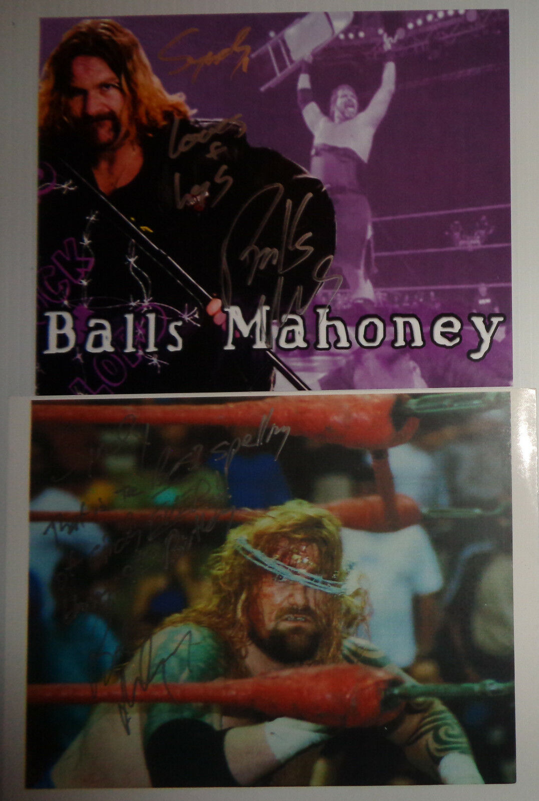 WWE Official Souvenir Program 2009 Vol 1 SIGNED by Balls Mahoney & John Morrison