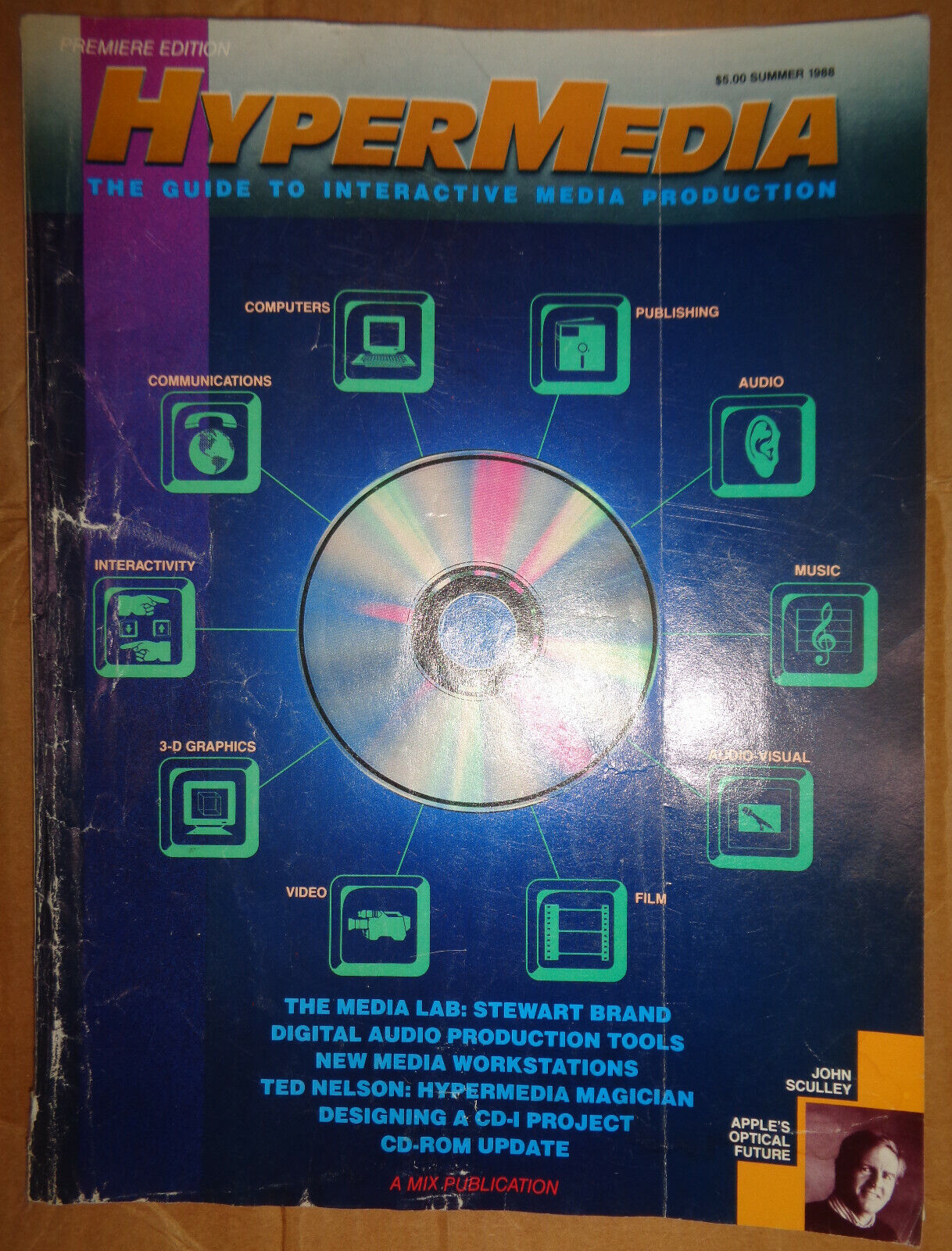HyperMedia Magazine, Premiere Issue, Summer 1988 - Guide To Interactive Media Pr