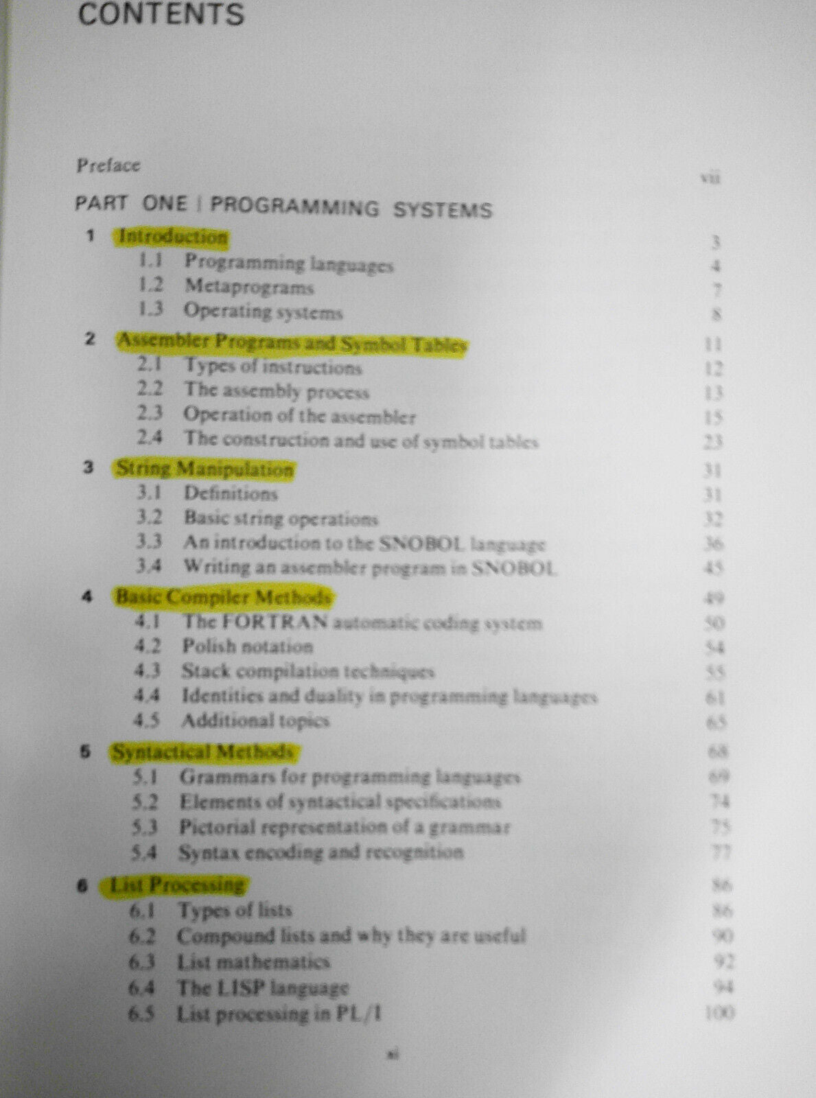 Advanced Programming: Programming and Operating Systems by Harry Katzan Jr HC/DJ