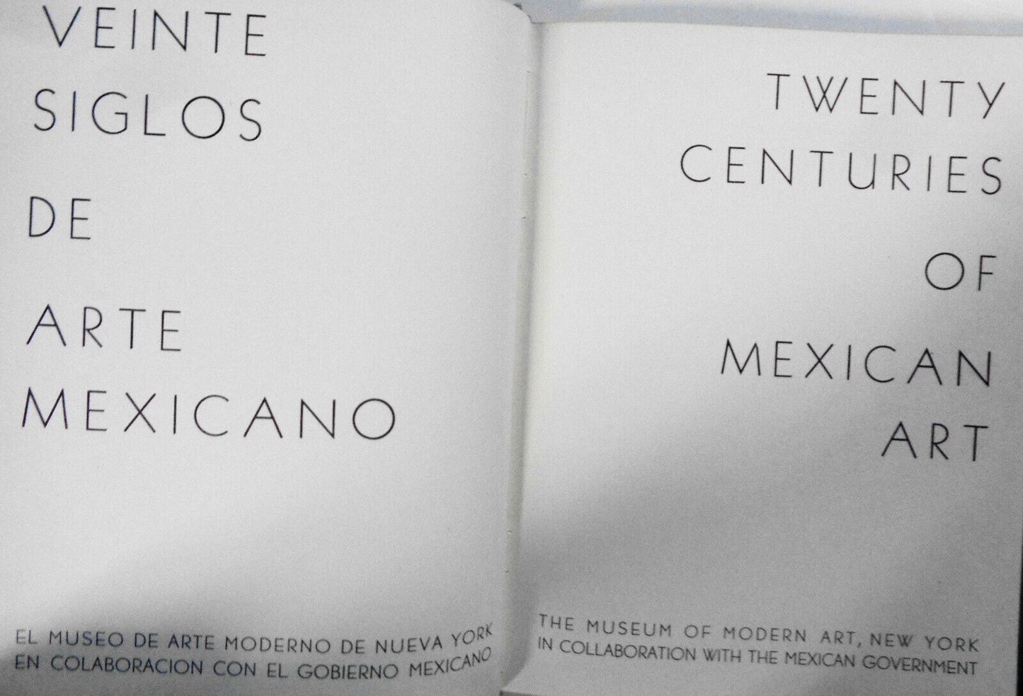 Twenty centuries of Mexican art  - MOMA, 1940 - with hand-made binding