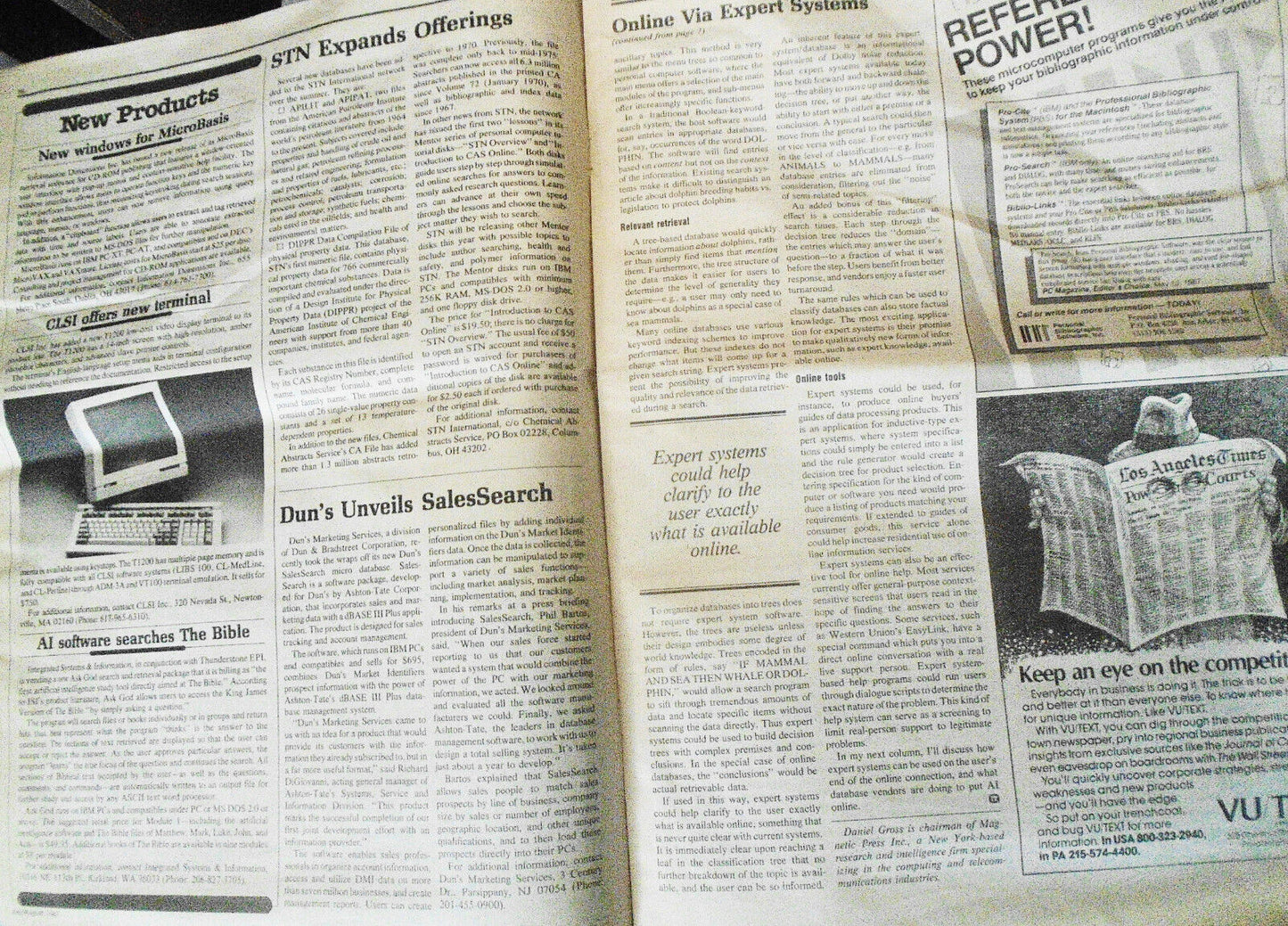 Information Today, July/Aug 1987 - for users of Electronic Information services