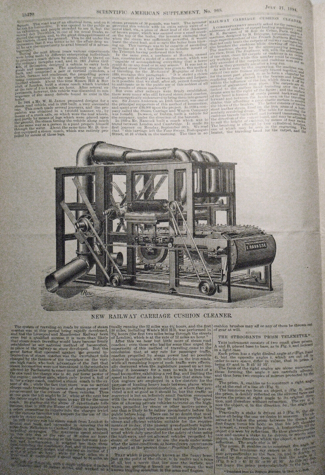 Scientific American Supplement, July 21, 1894 - Spanish Armored Cruiser, etc