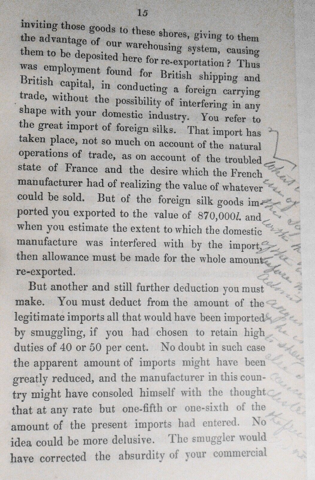 1849 Speech of Sir Robert Peel,  July 6, 1849, on the state of the nation