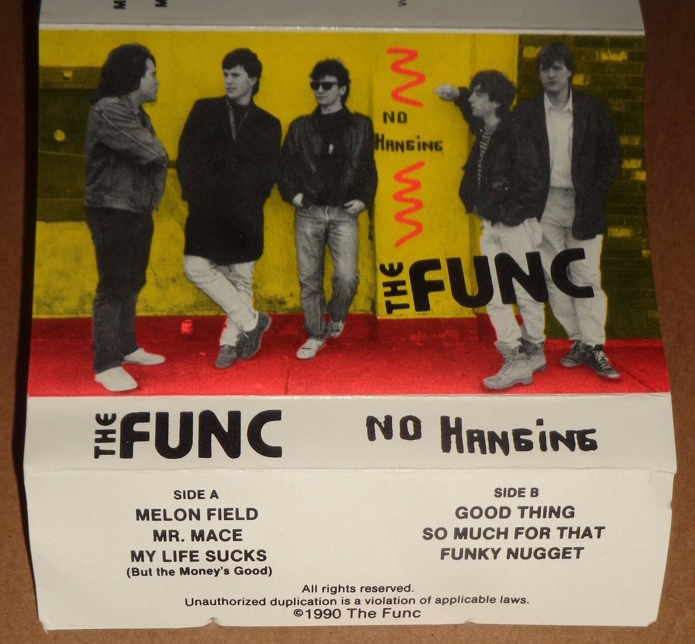 The Func : No Hanging - Rare Demo Cassette Tape, 1990