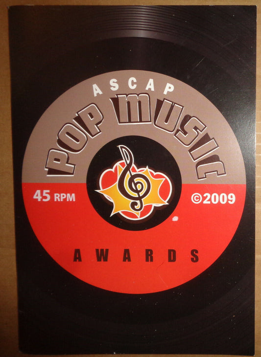 ASCAP 2009 Pop Music Awards Souvenir Program - Santigold, Stargate, Wyclef Jean