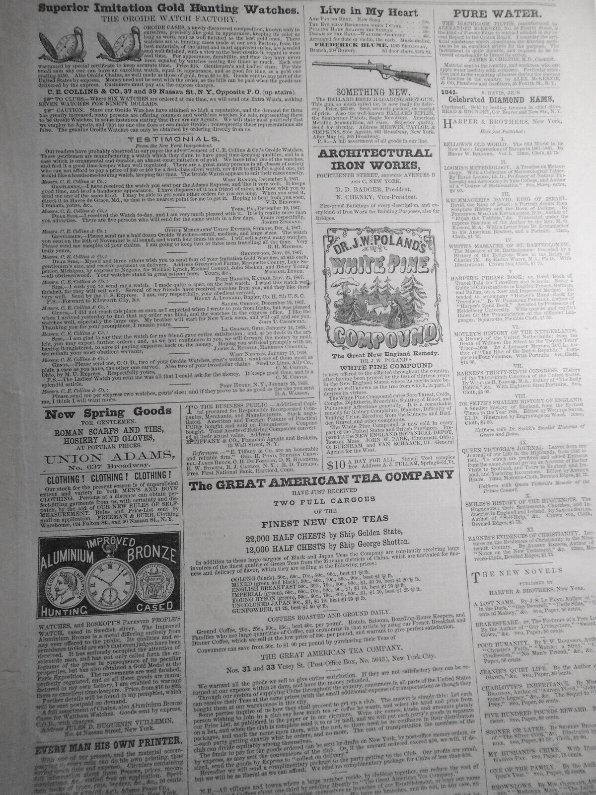 Harper's Weekly June 6, 1868: Republican Convention; Monument to dead soldiers