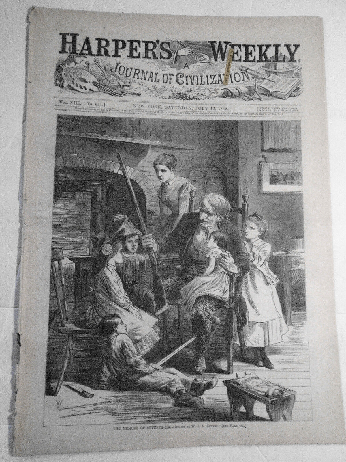 The Summit of Mount Washington by Winslow Homer in Harper's Weekly July 10, 1869