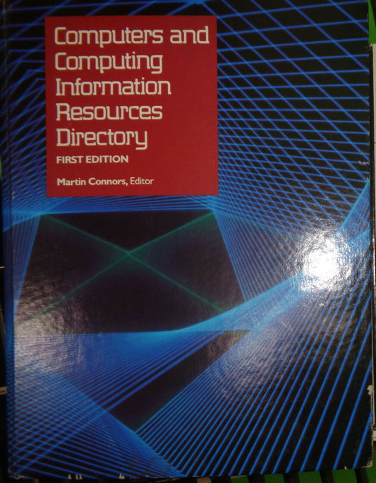 Computers and Computing Information Resources Directory by Gale - Hardcover 1987